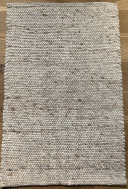 Carlotta 3 Vloerkleed - 130x200 - Rechthoek - Laagpolig,Structuur Tapijt - Industrieel - Beige, Bruin