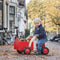 New Classic Toys® Road Star - Houten Bakfiets - EVA rubber wielen - Rood