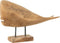 J-Line decoratie Walvis Mia - hout - naturel - small