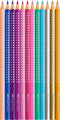 Faber-Castell kleurpotloden - Sparkle - 12 stuks in blik - FC-201737
