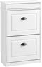 SoBuy FSR78-WG - Schoenenkast - 2 klapdeuren - Wit