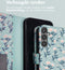 iMoshion Hoesje Geschikt voor Samsung Galaxy S23 FE Hoesje Met Pasjeshouder - iMoshion Design Bookcase smartphone - Blauw / Blue Flowers