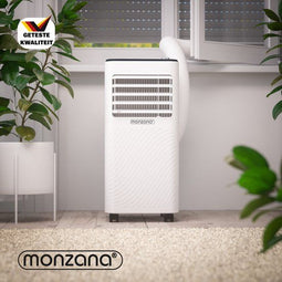 Monzana mobiele airco - 7000 BTU - geschikt voor 20-25 m² - wit