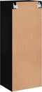 vidaXL - Tv-wandmeubel - 40,5x30x102 - cm - bewerkt - hout - zwart