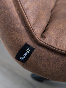 Fauteuil Dorus Cowboy - Cognac 215