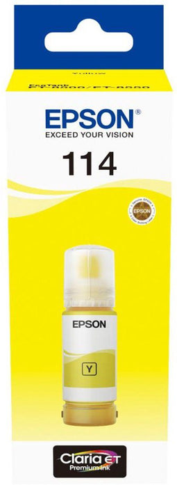 Epson EcoTank 114 - Inktfles - Normaal rendement 70 ml - Geel
