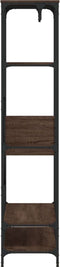 vidaXL - Kledingkast - met - lades - 100x40x180 - cm - bewerkt - hout - bruineiken