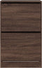 Schoenenkast 60x34x96,5 cm bewerkt hout bruineikenkleurig