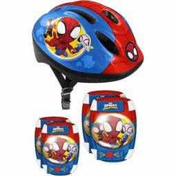Marvel Spidey helm met knie & elleboogbeschermers