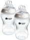 Babyflessen - TOMMEE TIPPEE - NATURAL START - 340 ml - Antikoliek - Speen die de vorm van de borst imiteert - Set van 2