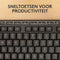 Logitech MK370 - Draadloze Toetsenbord en Muis Combo - Morsbestendig - Grafiet