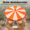 Mica Decorations Kim - Stokparasol - Ø235 x 238 cm - Oranje