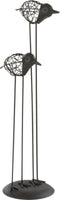 J-Line decoratie Vogels - metaal - zwart - small