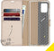 Accezz Hoesje Geschikt voor Samsung Galaxy A71 Hoesje Met Pasjeshouder - Accezz Wallet Softcase Bookcase - goud