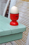 CABANAZ - eierdop, keramiek, EGG CUP, rood