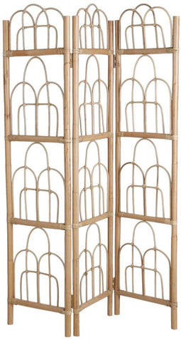 Mica Decorations Sherbrooke Kamerscherm - 112x3x167 cm - Lichtbruin
