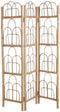 Mica Decorations Sherbrooke Kamerscherm - 112x3x167 cm - Lichtbruin