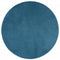 vidaXL - Vloerkleed - OVIEDO - laagpolig - Ø - 120 - cm - turquoise