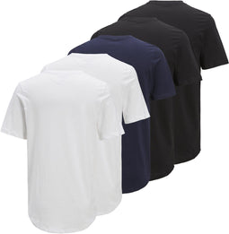 JACK&JONES JPRBLABRODY TEE SS CREW NECK - Heren T-shirt O-hals Korte mouwen Regular fit - (5-pack)