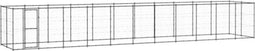 vidaXL - Hondenkennel - 26,62 - m² - staal