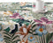 Vlekbestendig tafelkleed Muaré 0119-18 100 x 140 cm Blommor