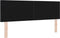 vidaXL - Hoofdbord - Knop - Ge - tuft - Zwart - 160 - cm - Velvet