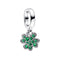 Pandora Moments Dames Bedel Zilver - GroenZilverkleurig