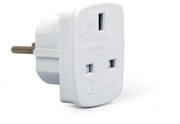 EnerGenie A-AC-UKEU-001 - UK naar EU stekkeradapter - Geaard - Wit