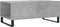 vidaXL - Salontafel - 90x50x36,5 - cm - bewerkt - hout - betongrijs