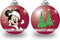 Kerstbal Mickey Mouse Happy smiles Gouden 6 Stuks Plastic (Ø 8 cm)