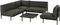 Mica Decorations Celo Loungestoel - Metaal - 62 x 83 x 78 cm - Zwart
