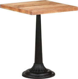 vidaXL Bistrotafel - 60x60x76 cm - massief acaciahout - bruin
