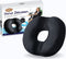 Softsie Donut Zitkussen - Orthopedisch Ergonomisch - Traagschuim Ademend Antislip - Zwart