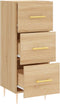 vidaXL - Dressoir - 34,5x34x90 - cm - bewerkt - hout - sonoma - eiken