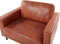 SAVALEN - Fauteuil - Goudbruin - Kunstleer