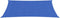 vidaXL - Zonnezeil - 160 - g/m² - 2x5 - m - HDPE - blauw