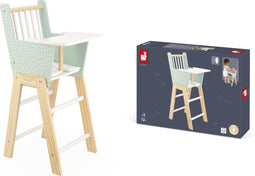 Janod Zen - Poppenstoel - Geschikt voor poppen tot 42 cm - Inclusief kussen (1 stuk)