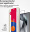 Accezz Samsung Galaxy S24 Ultra - Gehard Glas Full Cover Screenprotector - 9H krasbestendig - Zwart