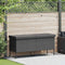vidaXL - Tuinbox - met - wielen - 160x55x75 - cm - poly - rattan - zwart