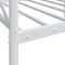 vidaXL - Slaapbank - zonder - matras - 90x190 - cm - staal - wit