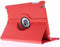 Tablet Hoes Geschikt voor iPad 2 (2011) 9.7 inch /iPad 3 (2012) 9.7 inch / iPad 4 (2012) 9.7 inch - 360° Draaibare Bookcase - Rood