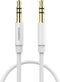 imoshion AUX Kabel - 1 meter - 3.5mm Jack Audio kabel - Male to Male - Wit