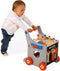 Janod Brico'kids - Magnetische DIY Trolley - Inclusief 25 Accessoires - Grijs/Hout