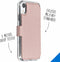 Accezz Hoesje Geschikt voor iPhone Xr Hoesje Met Pasjeshouder - Accezz Xtreme Wallet Bookcase - Roze