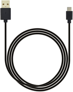 Grab 'n Go Micro-USB naar USB-A kabel - 2m - Laad en datakabel - Zwart