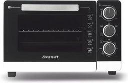 Brandt FC265MWST - Four Compact 26L - Multifunction - Thermostaat verstelbaar tot 250 ° C - 1500W - zwart en wit