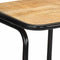 vidaXL - Barkrukken - 4 - st - 46x35,5x80 - cm - massief - hout - ruw - mangohout