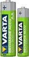Varta Recharge Accu Solar - AAA (HR03) Oplaadbare Batterijen 550 mAh - Zilver (2 stuks)