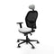 Piqueras y Crespo 2D036G1 - Bureaustoel - Verstelbare hoogte met hoofdsteun - Wit