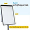 BRASQ Flipover - Verrijdbaar - 70x100 cm - Magnetisch - Zwart